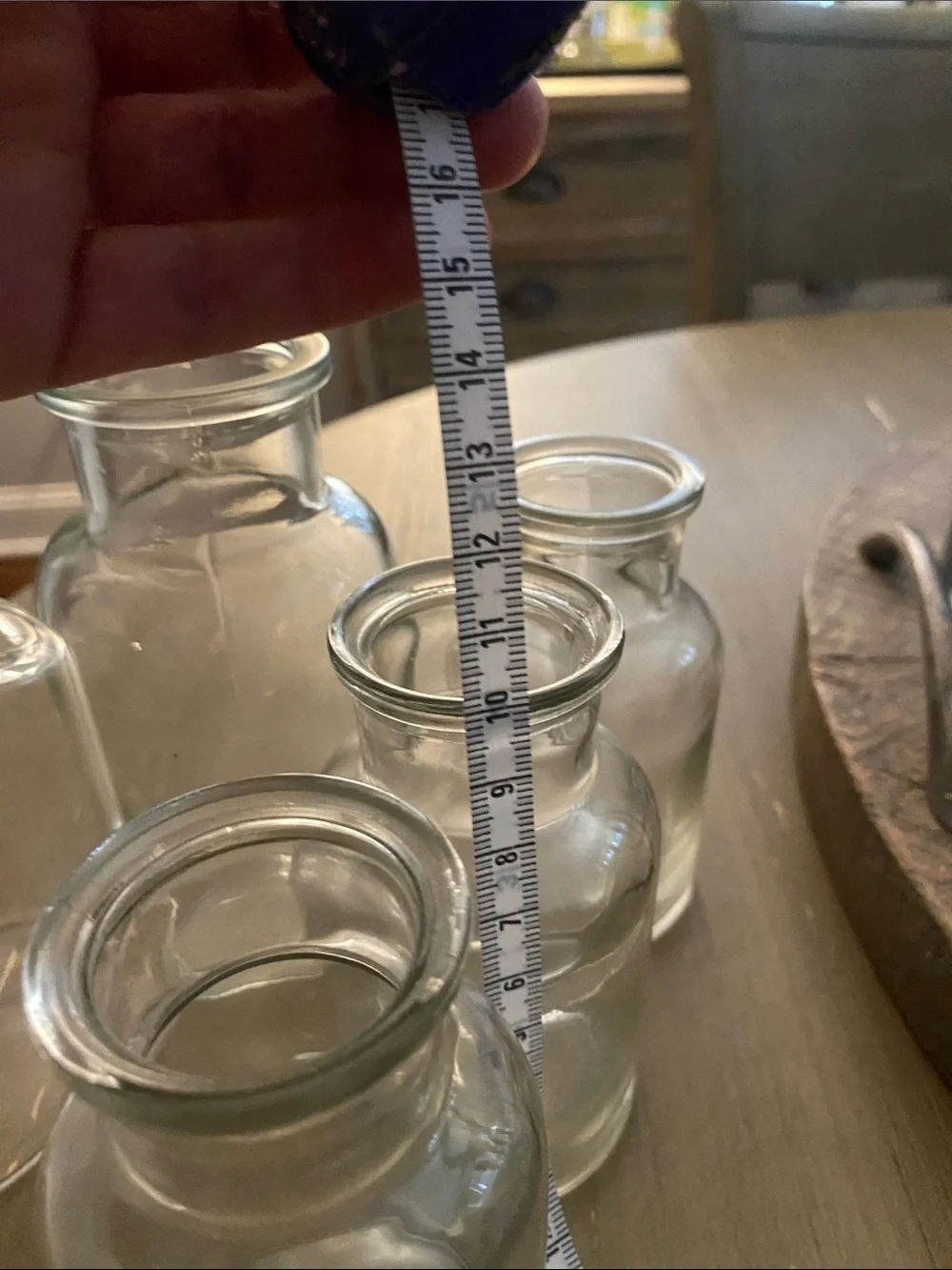 Set of 5 bud vases
